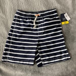 Gap Youth Swim trunks, Blue/White Stripes, XL 12